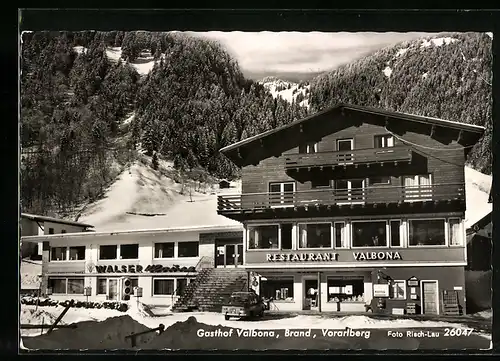 AK Brand / Vorarlberg, Gasthof-Restaurant Valbona