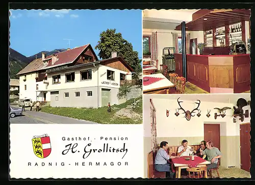 AK Radnig-Hermagor, Gasthof-Pension H. Grollitsch