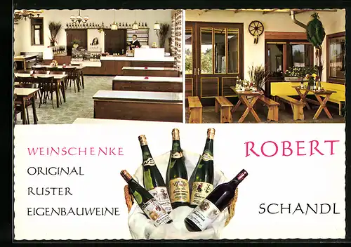 AK Rust, Gasthaus und Weinschenke Robert Schandl, Krautgartenweg 25