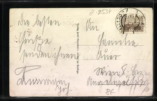 AK Alland im Gebirge, Heilanstalt Alland