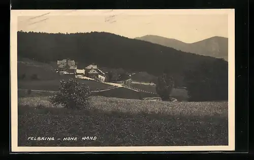 AK Felbring, Ortsansicht und Hohe Wand