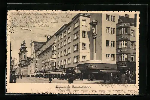 AK Linz a. D., Landstrasse