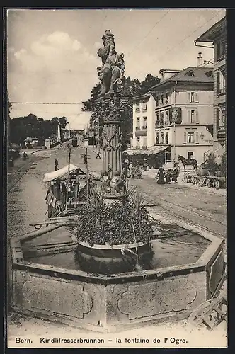 AK Bern, Kindlifresserbrunnen, la fontaine de l`Ogre