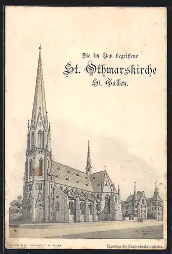 AK Sankt Gallen, St. Othmarskirche