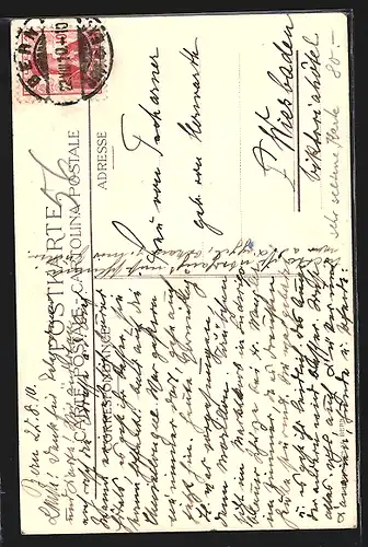 AK Gurtendorf, Ortspartie aus der Vogelschau