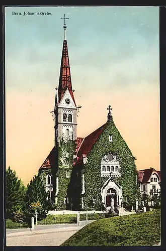 AK Bern, Blick auf die Johanniskirche