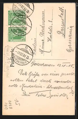 AK Göschenen, Ortspartie