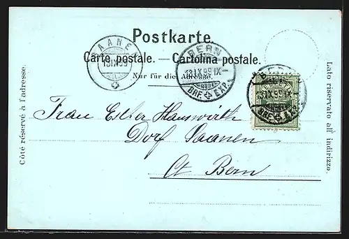 Mondschein-Lithographie Bern, Kirche