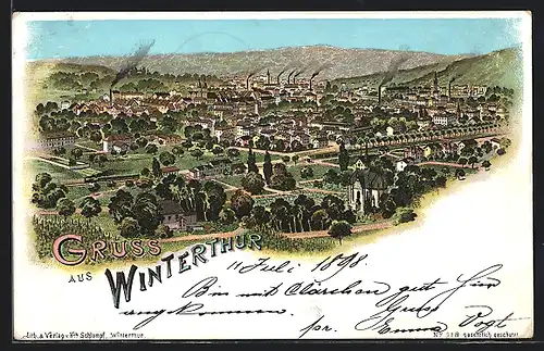 Lithographie Winterthur, Panorama