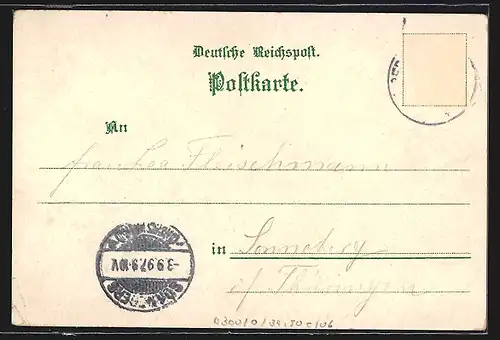 Lithographie Bredeney, Gasthaus zum Ruhrstein