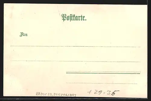 Passepartout-Lithographie Bad Kissingen, Ruine Trimberg, Kgl. Kurhaus, Kleeblatt