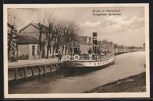 AK Broek in Waterland, Aanlegplaats Markerboot