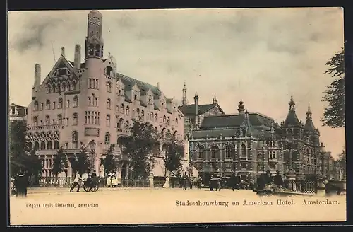 AK Amsterdam, Stadsschouwburg en American Hotel