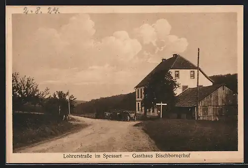 AK Forst Lohrerstrasse i. Spessart, Gasthaus Bischbornerhof