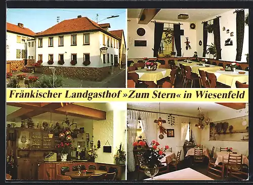 AK Karlstadt-Wiesenfeld, Fränkischer Landgasthof Zum Stern, Karlstadter Str. 29