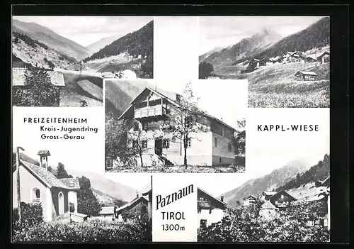 AK Kappl /Paznaun, Freizeitenheim Kreis-Jugendring Gross-Gerau Kappl-Wiese, Ortsansicht