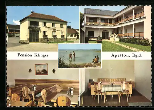 AK Apetlon / Bgld., Hotel-Pension Klinger