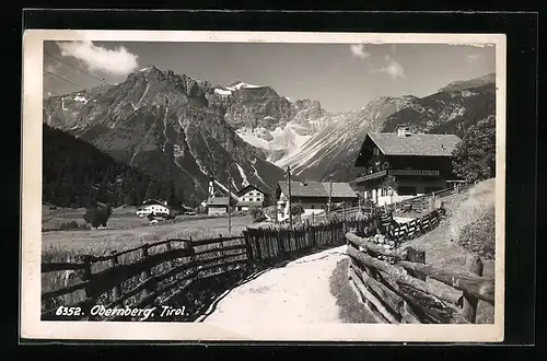 AK Obernberg am Brenner, Strassenpartie