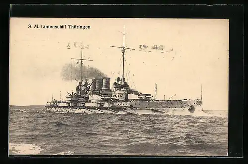 AK S. M. Linienschiff Thüringen