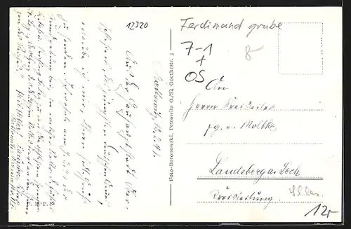 AK Kattowitz, Hochhaus, Hochofen, Förderturm