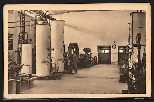 AK Djebel-Kouif, Mine de Djebel-Kouif, Cie des Phosphates de Constantine, Intérieur de l`usine d`oxygène liquide