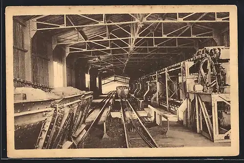 AK Djebel-Kouif, Mine de Djebel-Kouif, Cie des Phosphates de Constantine, Arrivée du phosphate aux fours de séchage