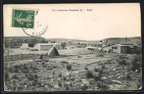 AK Kouif, Cie des Phosphates de Constantine, Bergbau