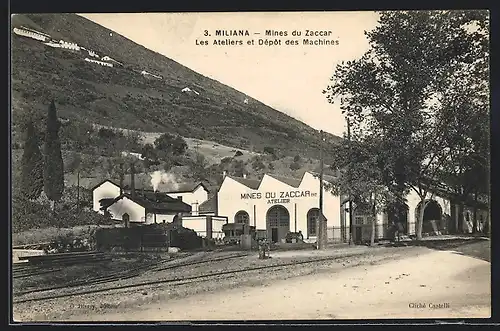 AK Milania, Mines du Zaccar, Les Ateliers, Bergbau