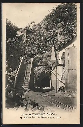 AK Timezrit-El-Maten, Mines de Timezrit, Embouchure du Niveau, Bergbau