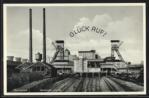 AK Hoensbroek, Staatsmijn Emma, Kohlebergbau