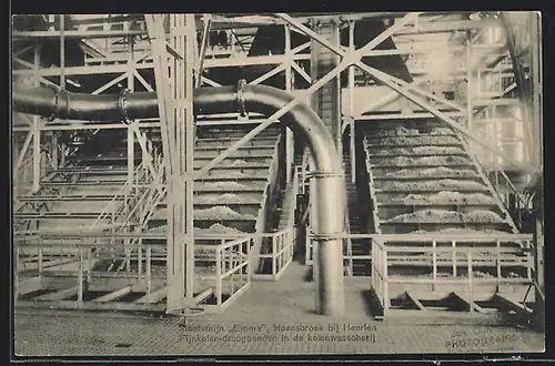 AK Heerlen, Staatsmijn Emma, Fijnkolen-droogbanden in de kolenwasscherij