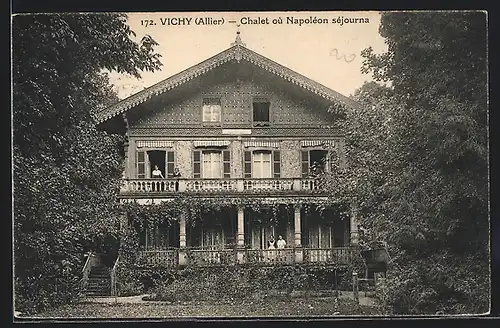 AK Vichy, Chalet où Napoléon séjourna