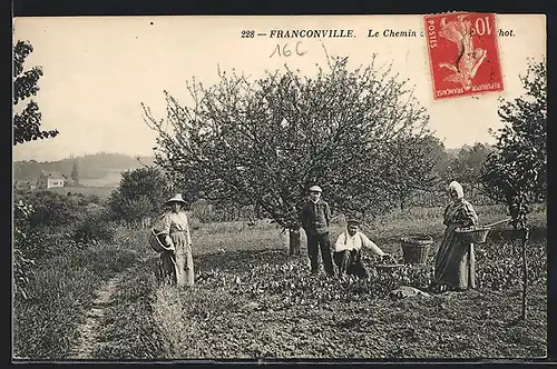 AK Franconville, le Chemin de Clos