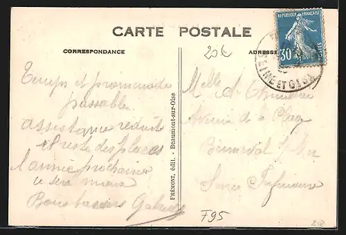 AK Presles, La vue generale de la Gare