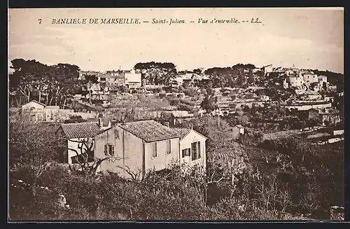 AK Saint-Julien /Marseille, vue a`ensemble