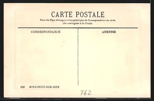 AK Boulogne-sur-Mer, L`Arrivée du Poisson