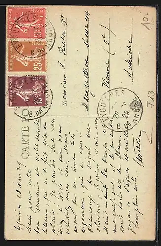 AK Eyguières, Fontaine Centenaire