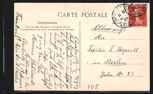 AK Charleville, Passage à niveau Boulevard des deux Villes