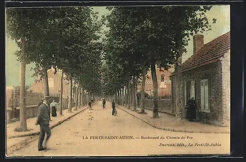AK La Ferté-Saint-Aubin, Boulevard du Chemin de Fer