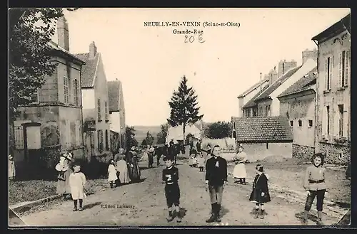 AK Neuilly-en-Vexin, Grande-Rue