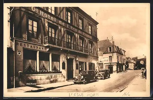 AK L`Isle-Adam, Le Grand Hotel de l`Écu de France et son Restaurant Brillat-Savarin