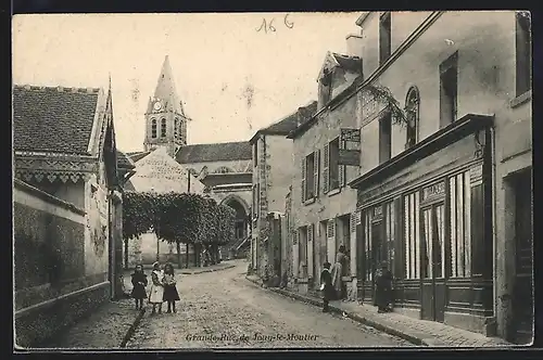 AK Jouy-le-Moutier, Grand-Rue