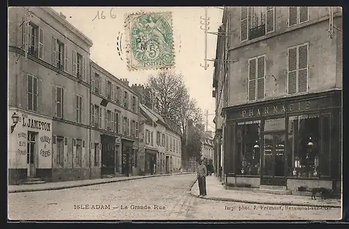 AK Isle Adam, La Grand Rue, Pharmacie Radanne