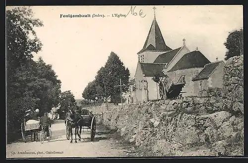AK Fontgombault, L`Eglise
