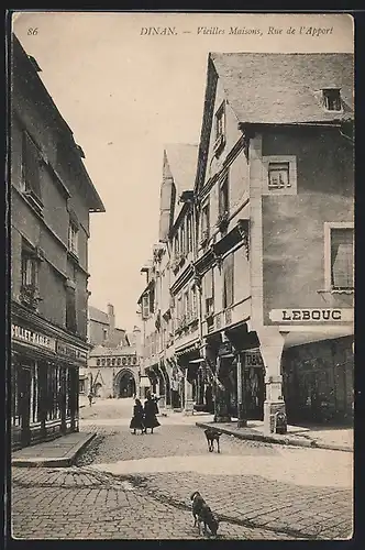 AK Dinan, vieilles maisons, rue de l'Apport