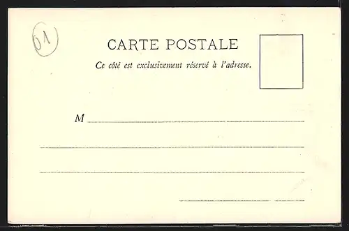 AK Auvergne, Le Costume Bressan, Mann in Tracht