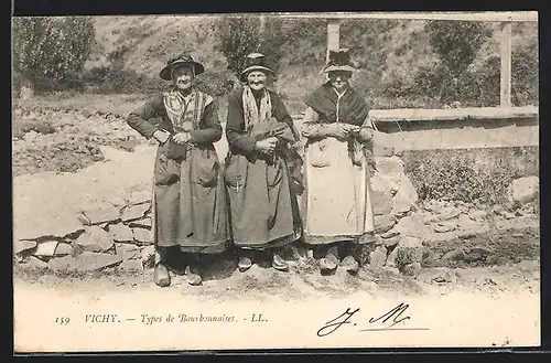 AK Vichy /Auvergne, Types de Bourbonnaises