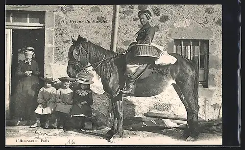 AK Retour du Marché, Auvergne