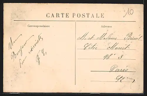 AK Velay, Dame mit Kindern beim klöppeln