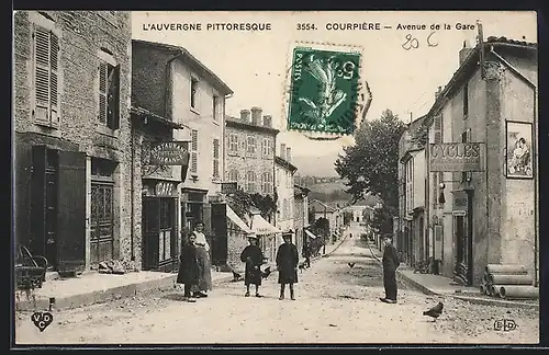 AK Courpière, Avenue de la Gare
